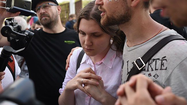 Как выносили приговоры по делу «Нового величия». Репортаж RTVI из суда