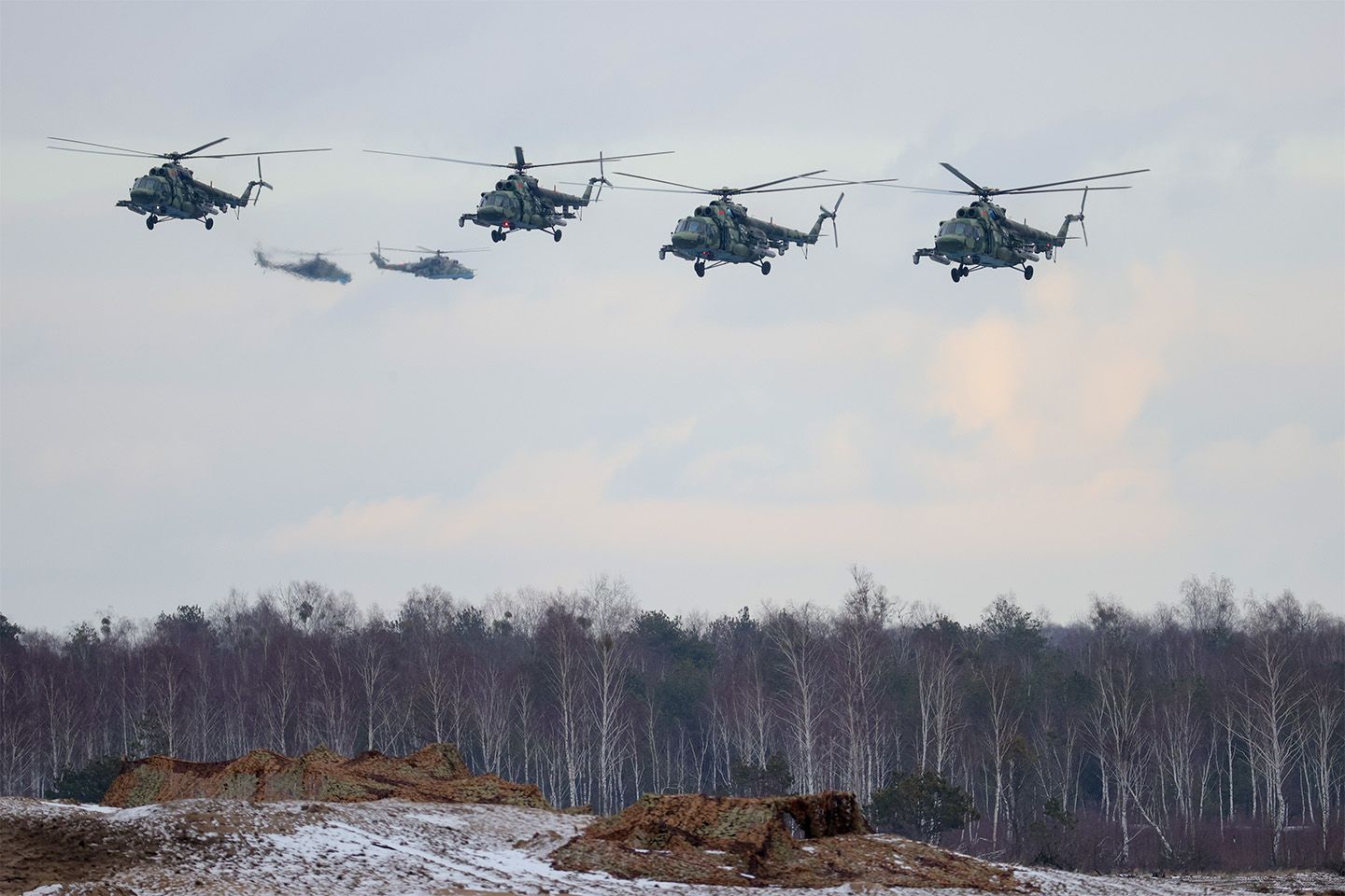 Совместные российско-белорусские военные учения на полигоне "Брестский"