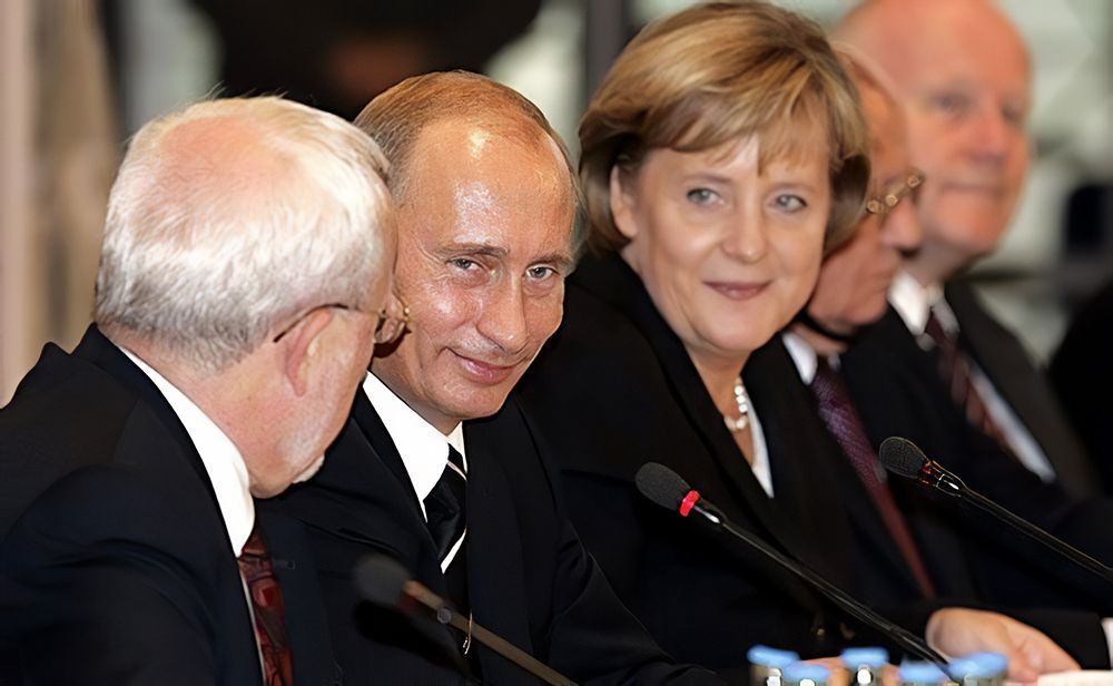 Путин Меркель 2006