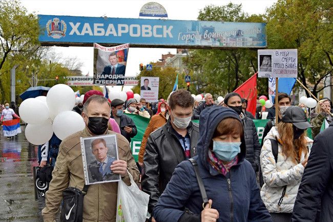 В Хабаровске впервые применили силу для разгона акции в поддержку Фургала