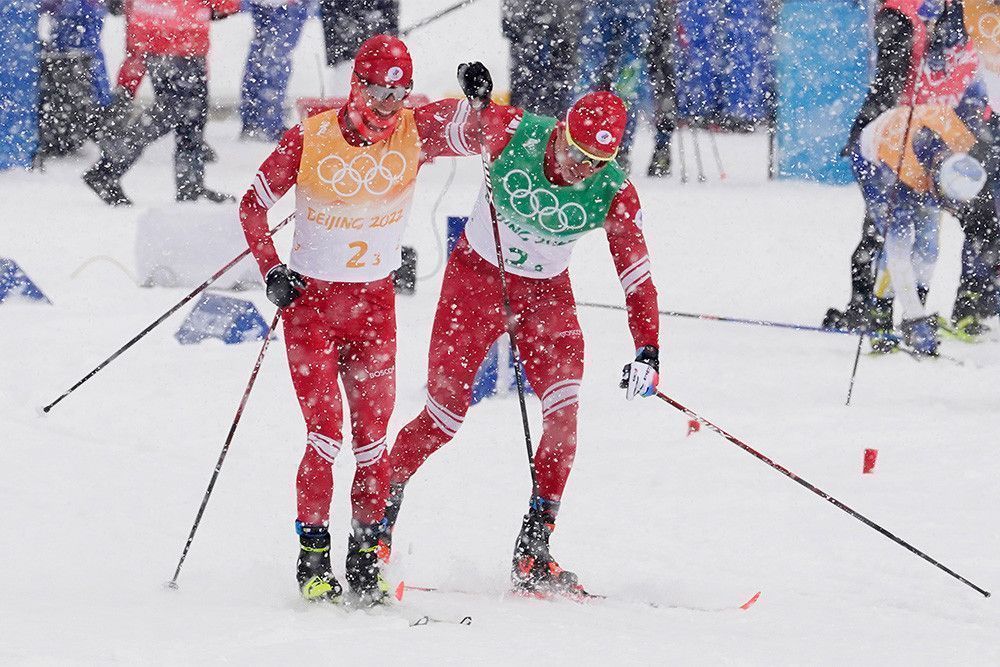 Российская сборная выиграла мужскую лыжную эстафету на Олимпиаде
