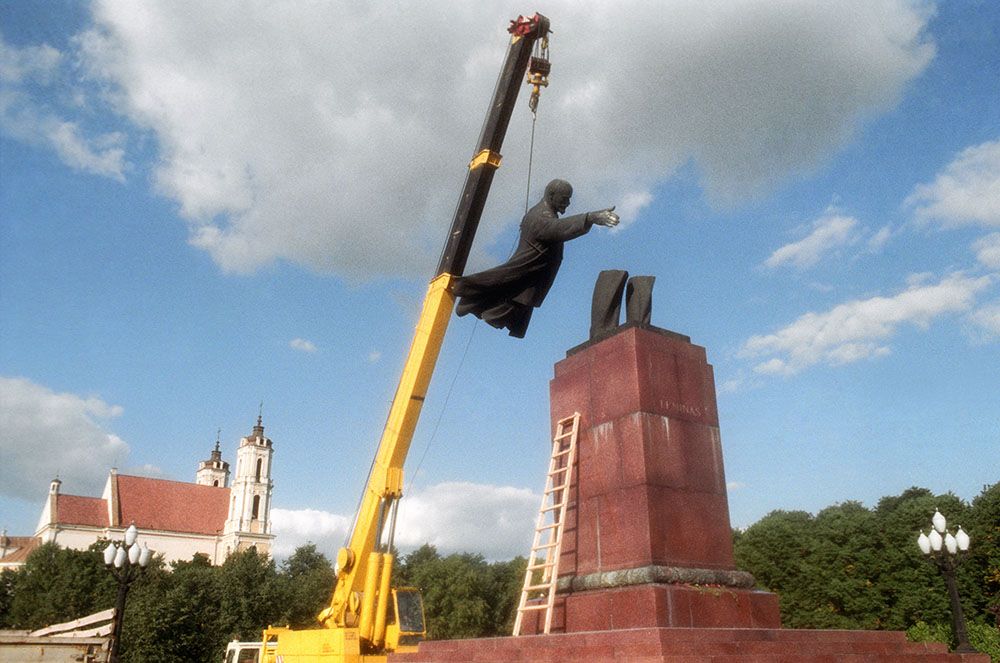 памятник Ленин Литва