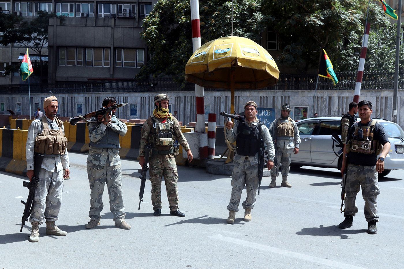 афганские военнослужащие в кабуле