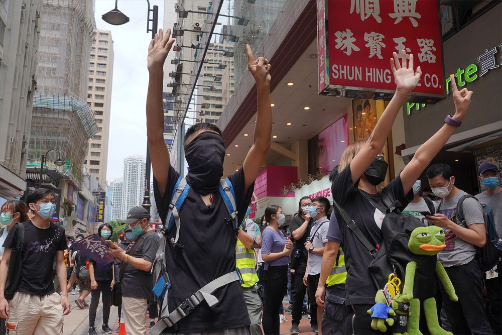 Гонконг протесты 1