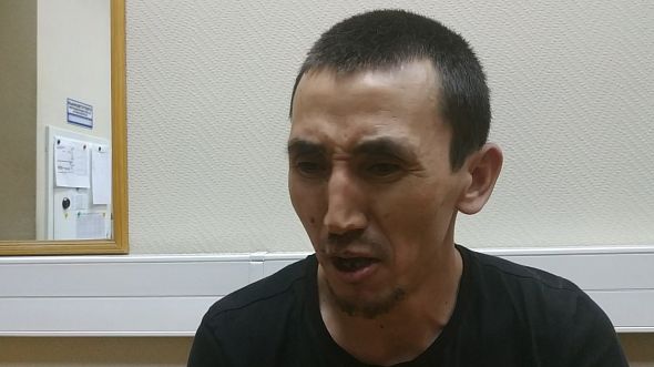 Видео опроса таксиста, подозреваемого в совершении ДТП на улице Ильинка