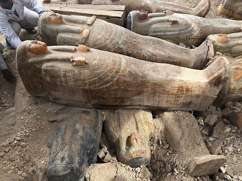 Egyptian Ministry of Antiquities via AP            