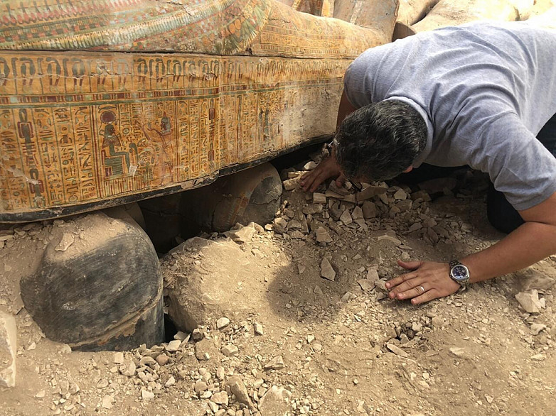 Egyptian Ministry of Antiquities via AP            