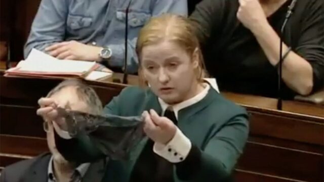 В парламенте Ирландии показали кружевные стринги как аргумент по делу об изнасиловании