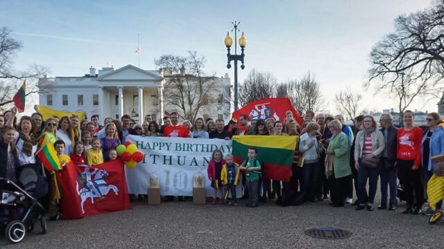 В Вильнюсе прошел марш в честь 100-летия независимости Литвы