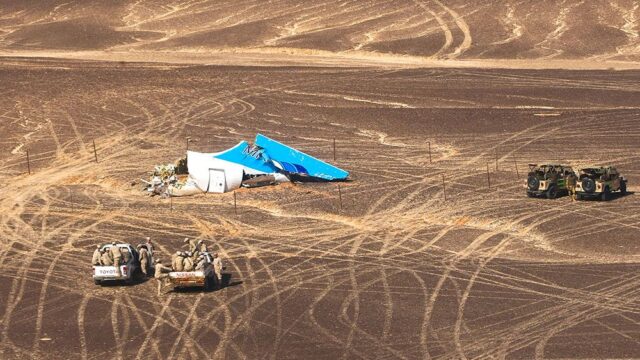 Родственники жертв катастрофы A321 над Синаем подали иск на €1,4 млрд