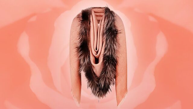 Компания Fendi выпустила шарф, напоминающий своими складками половые губы