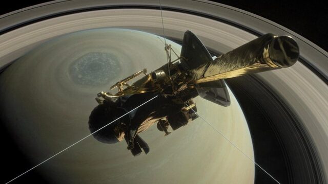Зонд «Кассини» передал последний сигнал на Землю и сгорел в атмосфере Сатурна