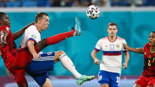 Сборная России проиграла Бельгии в своем первом матче на Евро-2020