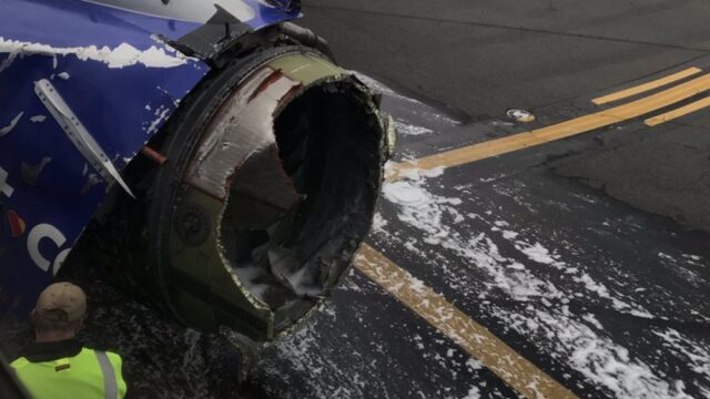 В США и Европе проверят двигатели Boeing-737 после происшествия с самолетом Southwest Airlines
