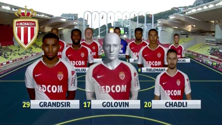 Французское телевидение заменило изображение футболиста Александра Головина манекеном