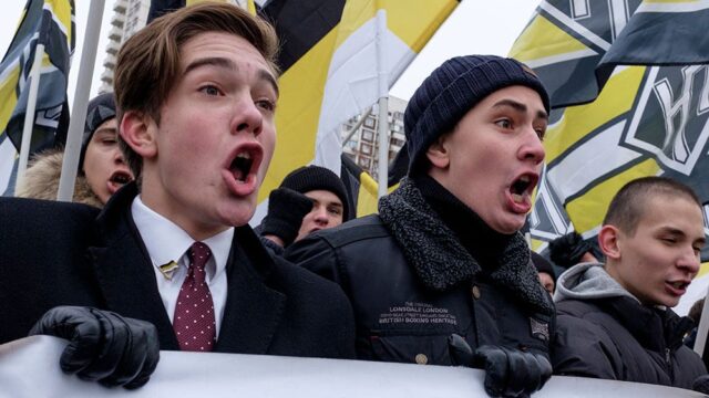 В Москве прошел «Русский марш». Фоторепортаж