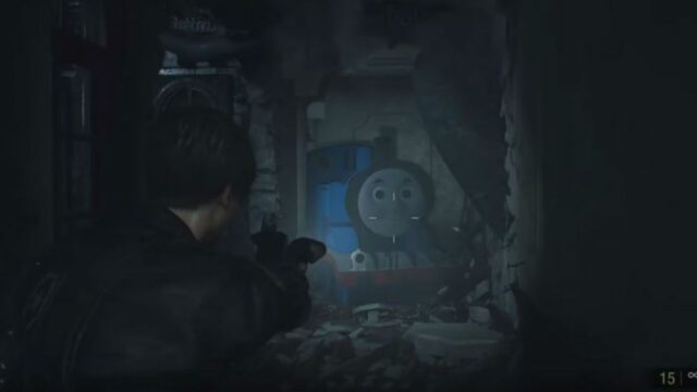 Моддеры заменили босса в Resident Evil 2 на паровозика Томаса