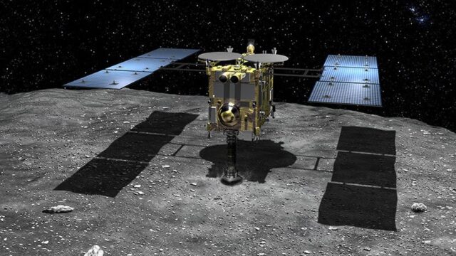 Японский зонд «Хаябуса-2» провел «бомбардировку» астероида Рюгу