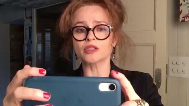 Хелена Бонем Картер сыграла ревнивый смартфон в короткометражке с Сэмом Нилом