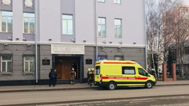 В Архангельске у здания ФСБ произошел взрыв