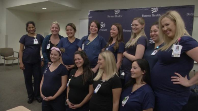 В Аризоне почти одновременно забеременели 16 медсестер, которые работают в одном отделении
