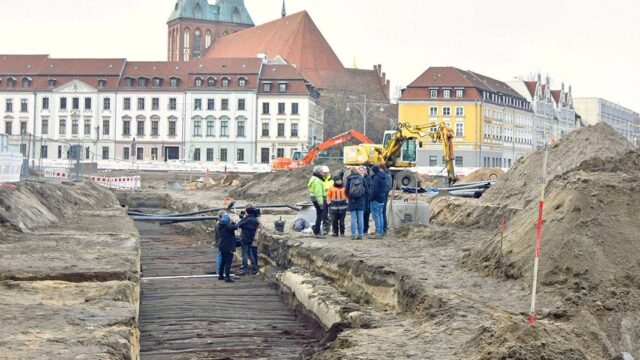 В Берлине откопали старейшую улицу города
