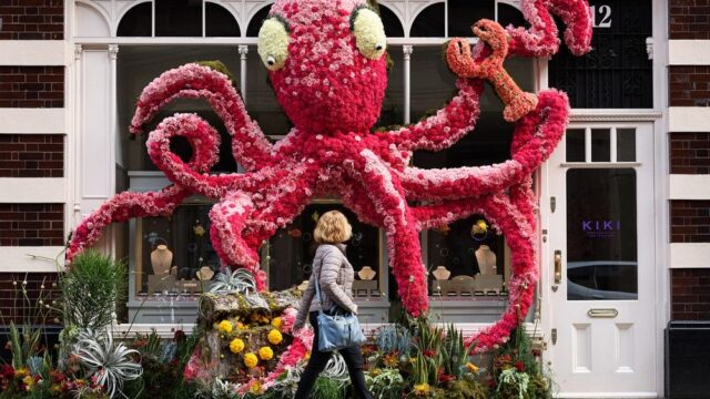 В Лондоне проходит традиционная выставка садов: фотогалерея