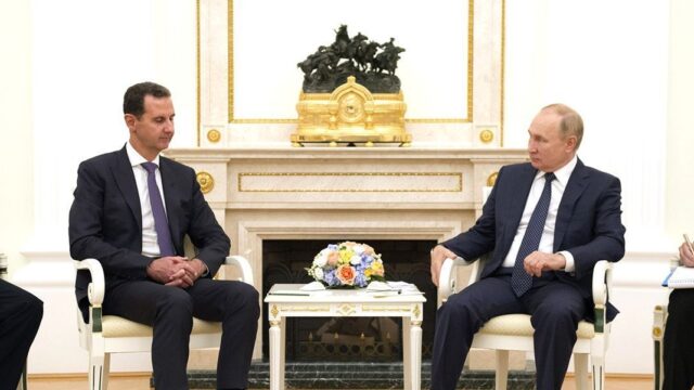 Асад неожиданно прилетел в Москву и встретился с Путиным