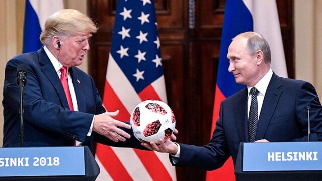 В мяче, который Путин подарил Трампу, нашли «жучок»