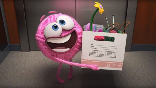 Pixar выпустила короткометражку про клубок пряжи, который устроился на работу в офис
