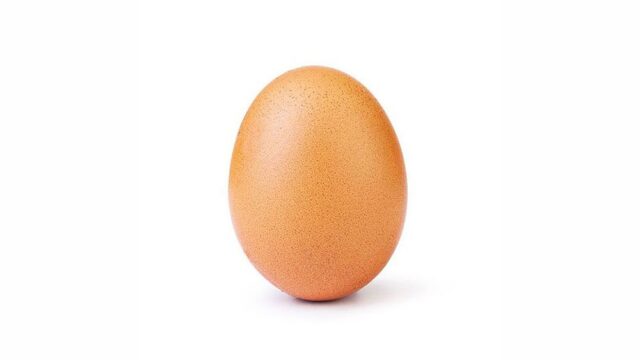 Фотография яйца побила рекорд по лайкам в инстаграме