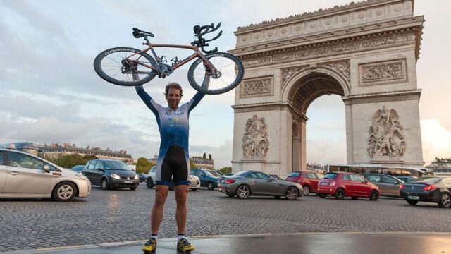 Велосипедист из Шотландии объехал мир за 79 дней. Это новый мировой рекорд