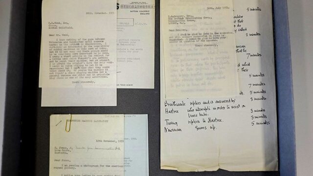 В кладовке Манчестерского университета нашли коллекцию писем Алана Тьюринга