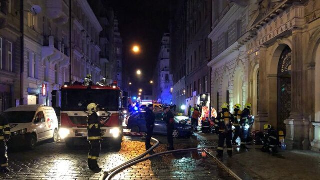 В Праге при пожаре в отеле погибли двое человек