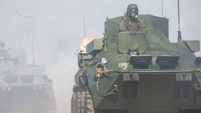 ЮВО: российские военные уничтожили два украинских БМП, пять диверсантов ликвидированы
