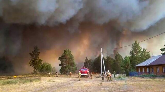В Челябинской области началась эвакуация из-за лесных пожаров