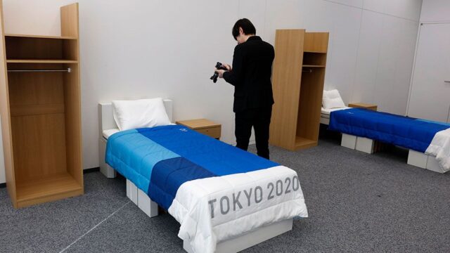 Спортсмены-участники Олимпиады в Токио будут спать на кроватях из переработанного картона