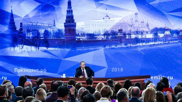 Сирия, Украина, санкции и «рост экономики»: как прошла 14-я пресс-конференция Владимира Путина