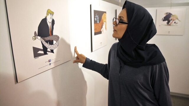 В Иране прошел конкурс карикатур на Трампа