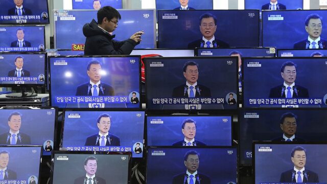 Южная Корея отключила трансляцию пропаганды на границе с КНДР