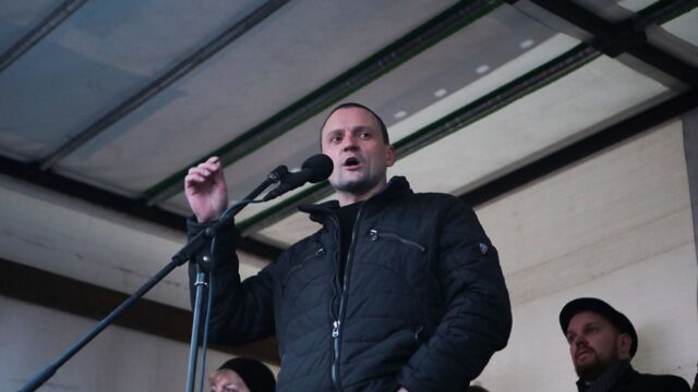 Сергей Удальцов провел в Москве митинг и подвел «итоги выборов»