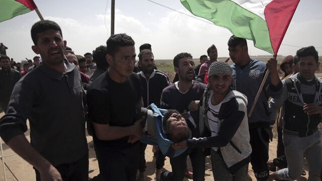 Протесты в секторе Газа переросли в столкновения с армией Израиля