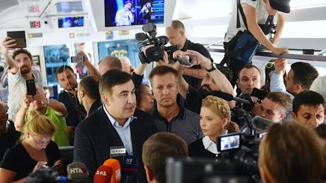 В Украине открыли уголовное дело из-за прорыва Саакашвили через границу