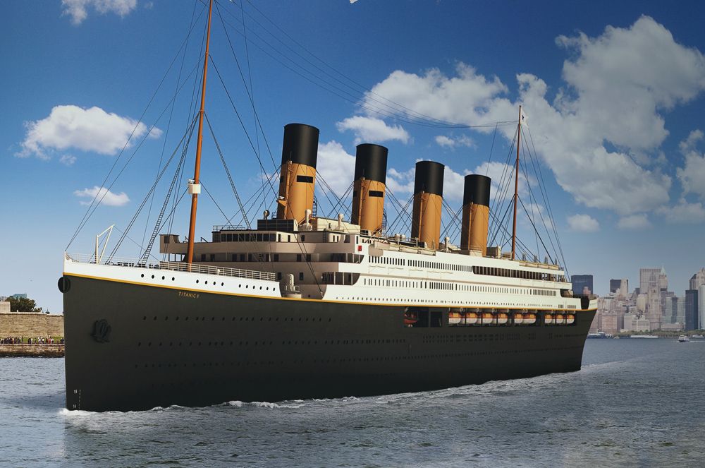 Копия Титаника повторит исторический маршрут корабля в 2022 году