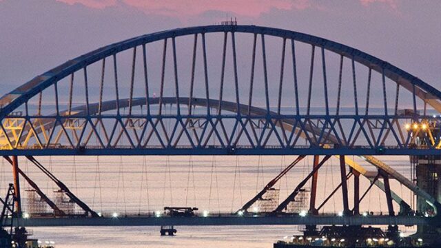 В Украине поблагодарили Россию за строительство Крымского моста