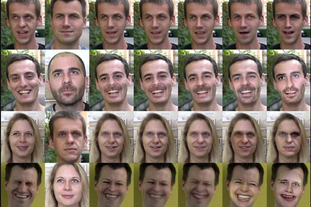 Нейросеть меняет лицо на фото онлайн