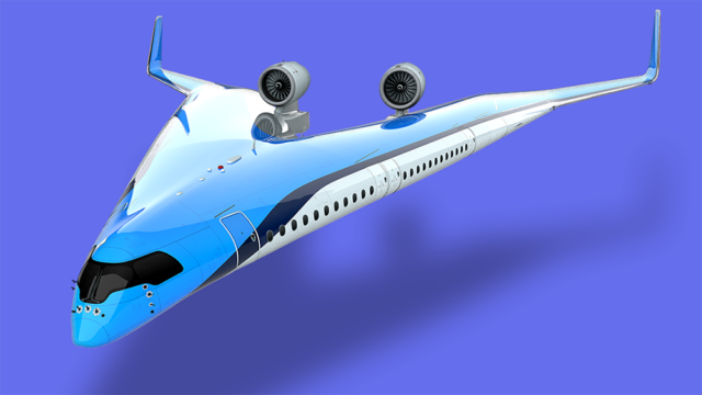 Нидерландская авиакомпания KLM проспонсирует строительство самолета с пассажирскими местами в крыльях