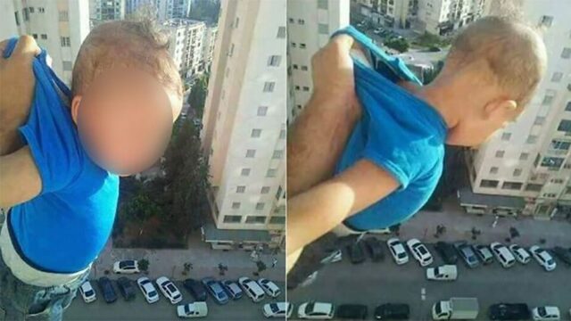 Алжирец вывесил ребенка из окна ради лайков в фейсбуке. Ему дали два года тюрьмы