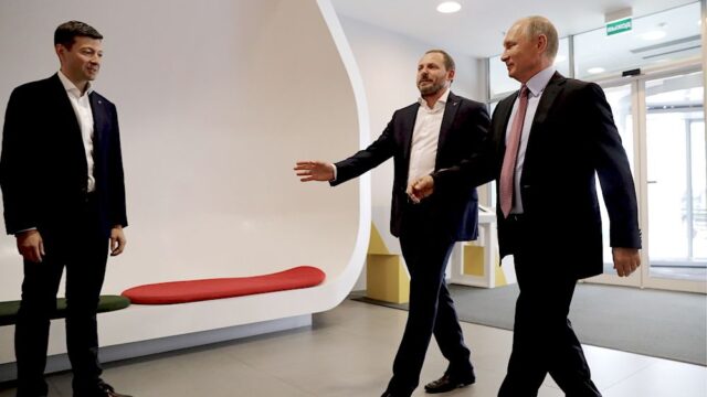 Владимир Путин впервые приехал в «Яндекс»