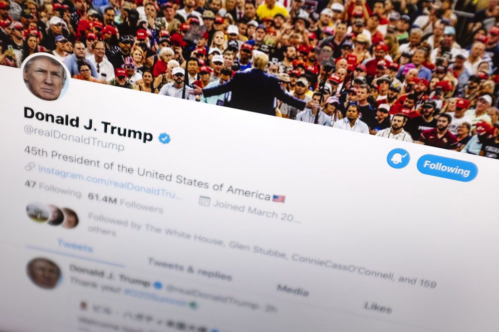 Twitter начал помечать твиты Трампа как сомнительные